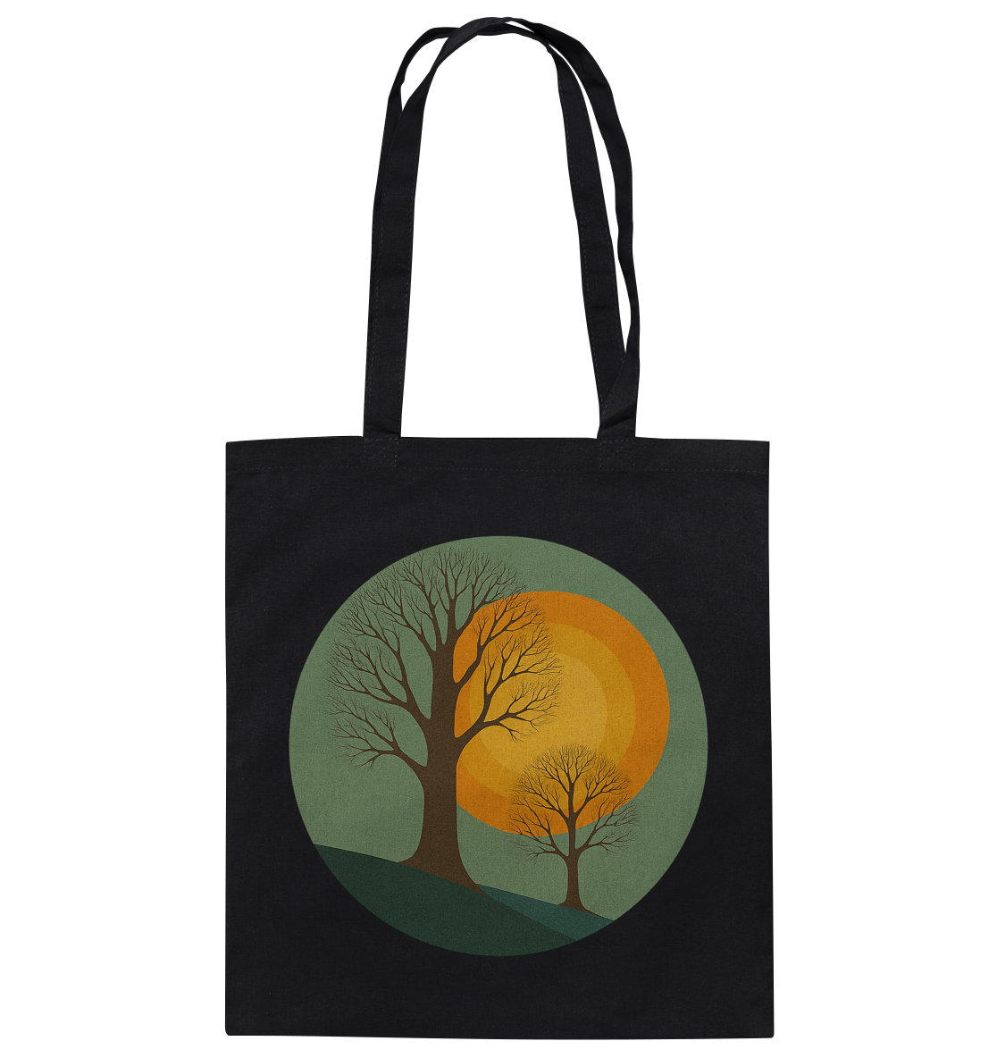 Sonnenklang Oliv - Baumwolltasche