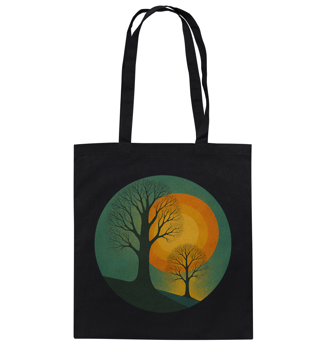 Sonnenklang Grün - Baumwolltasche