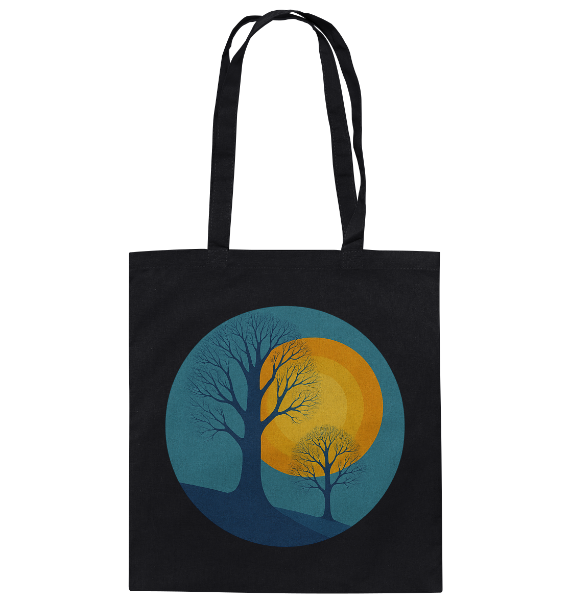 Sonnenklang Blau - Baumwolltasche