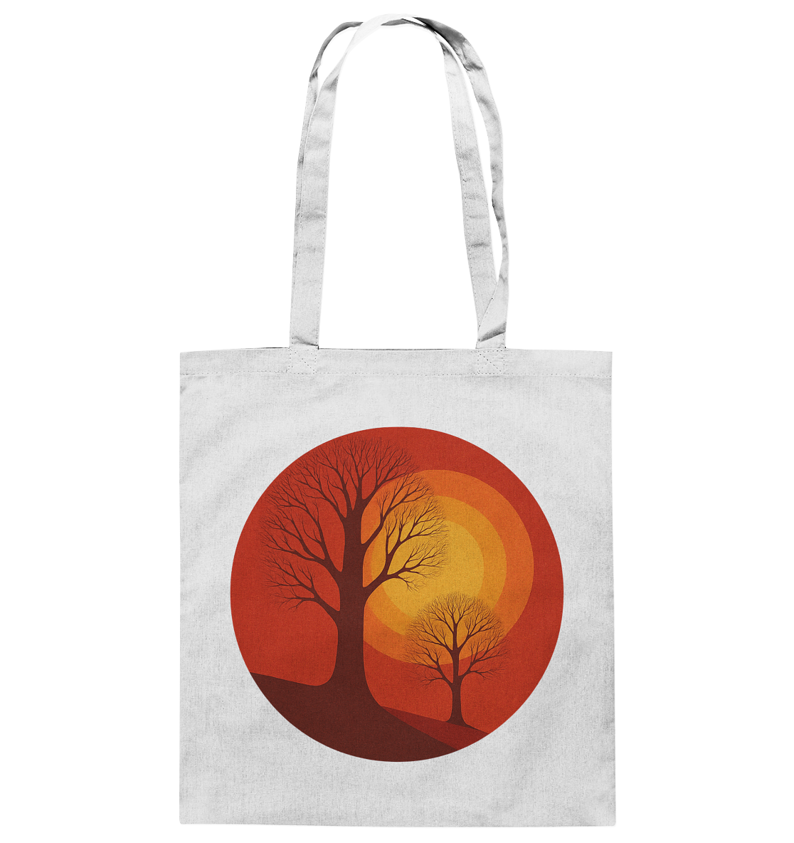 Sonnenklang Rot - Baumwolltasche