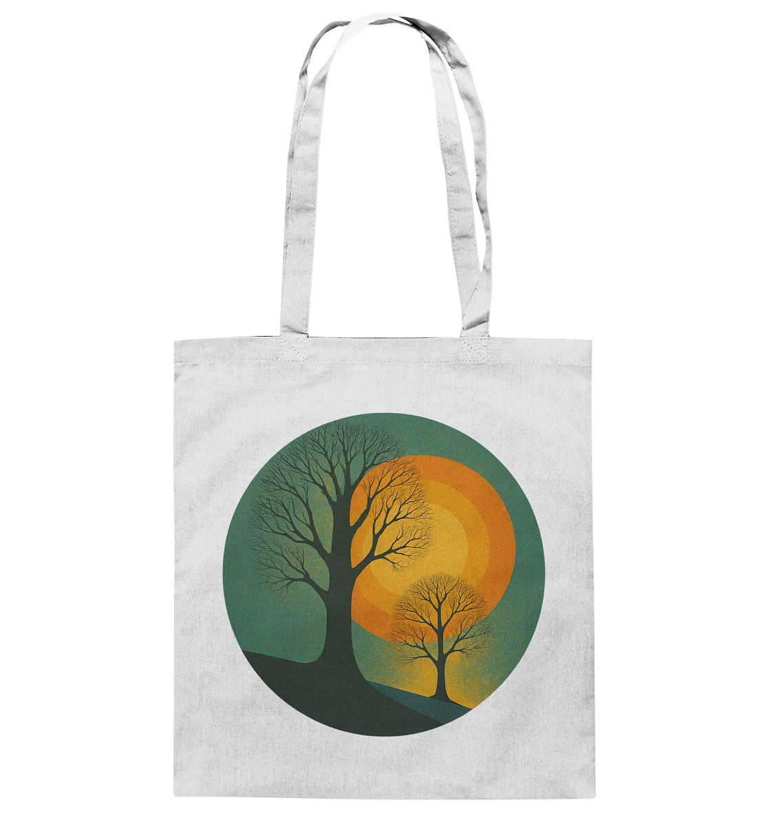 Sonnenklang Grün - Baumwolltasche