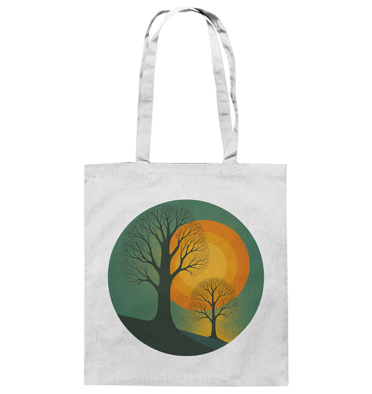 Sonnenklang Grün - Baumwolltasche
