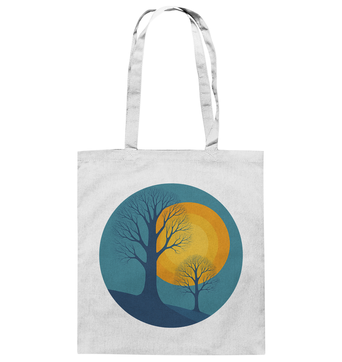 Sonnenklang Blau - Baumwolltasche