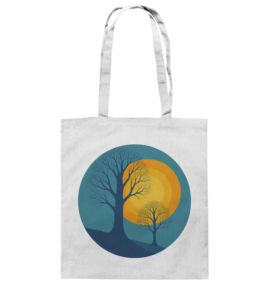 Sonnenklang Blau - Baumwolltasche