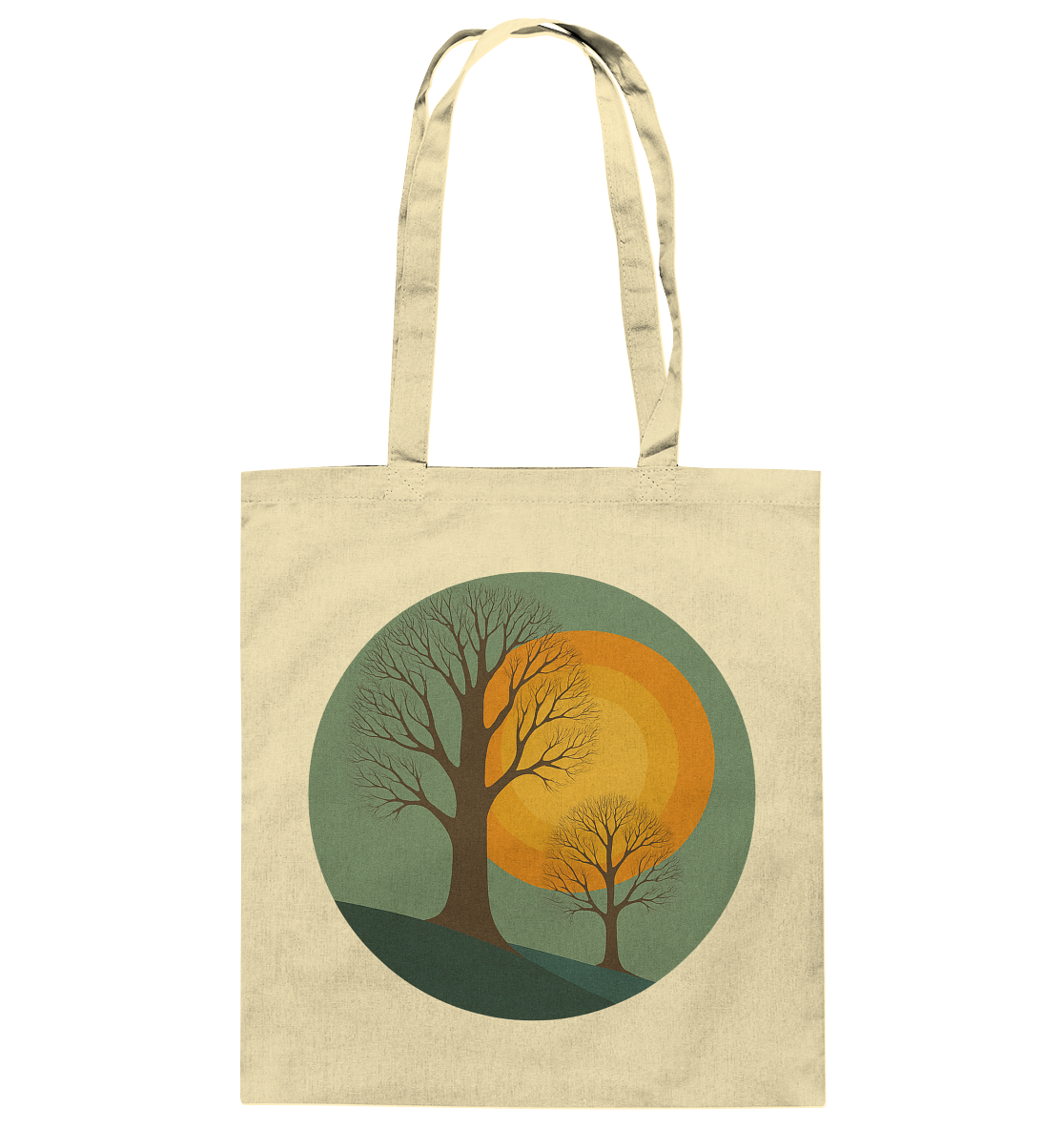 Sonnenklang Oliv - Baumwolltasche