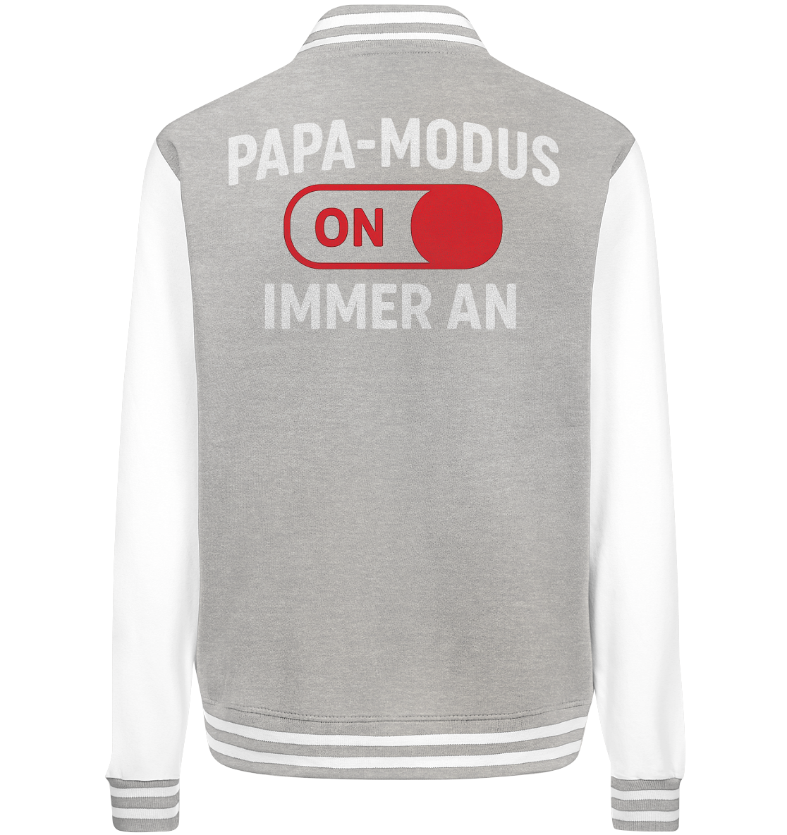 Papa-Modus On - Rot - College Jacket