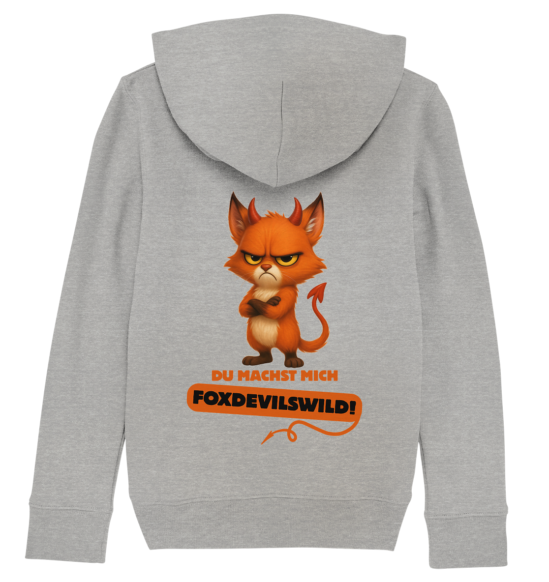 Foxdevilswild! Rückendruck - Kids Basic Hoodie