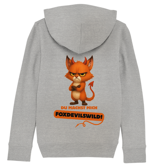 Foxdevilswild! Rückendruck - Kids Basic Hoodie