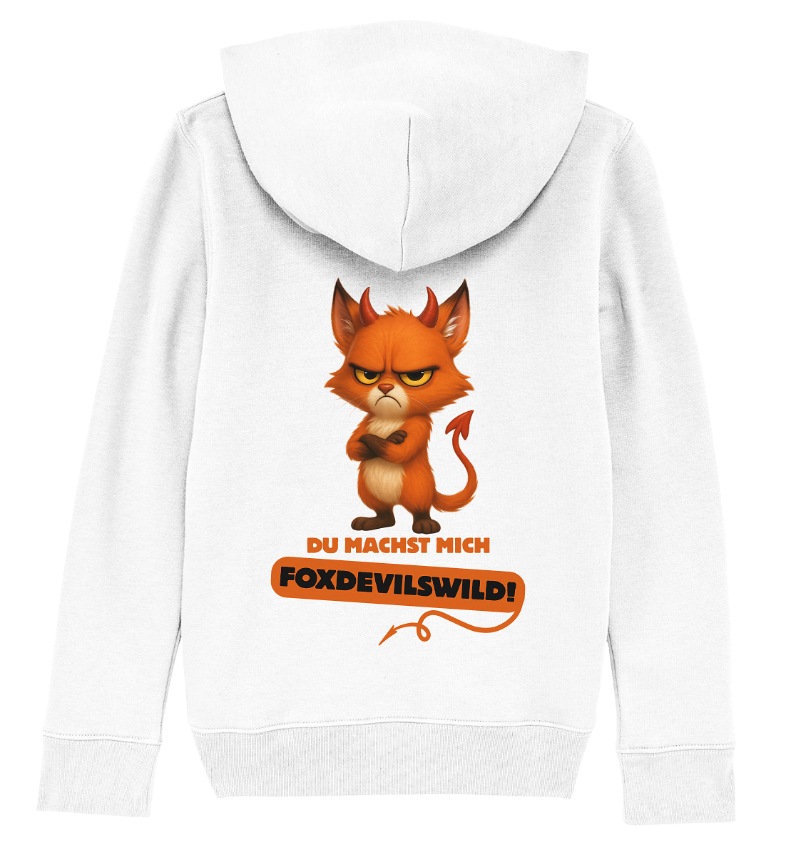 Foxdevilswild! Rückendruck - Kids Basic Hoodie