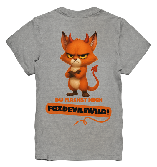 Foxdevilswild! Rückendruck - Kids Premium Shirt