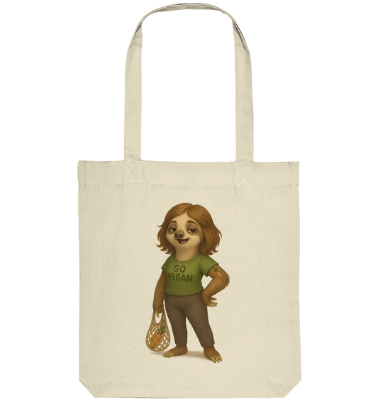 Slothies – Melanie Möhrchen – Vegan-Aktivistin mit Karotten-Tattoo - Organic Tote-Bag