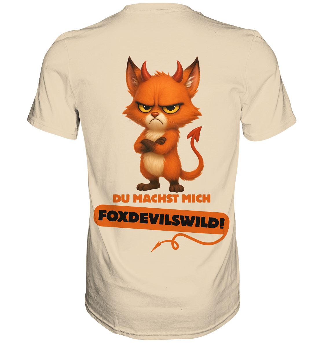 Foxdevilswild! Rückendruck - Premium Shirt
