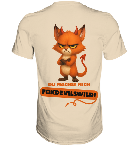 Foxdevilswild! Rückendruck - Premium Shirt