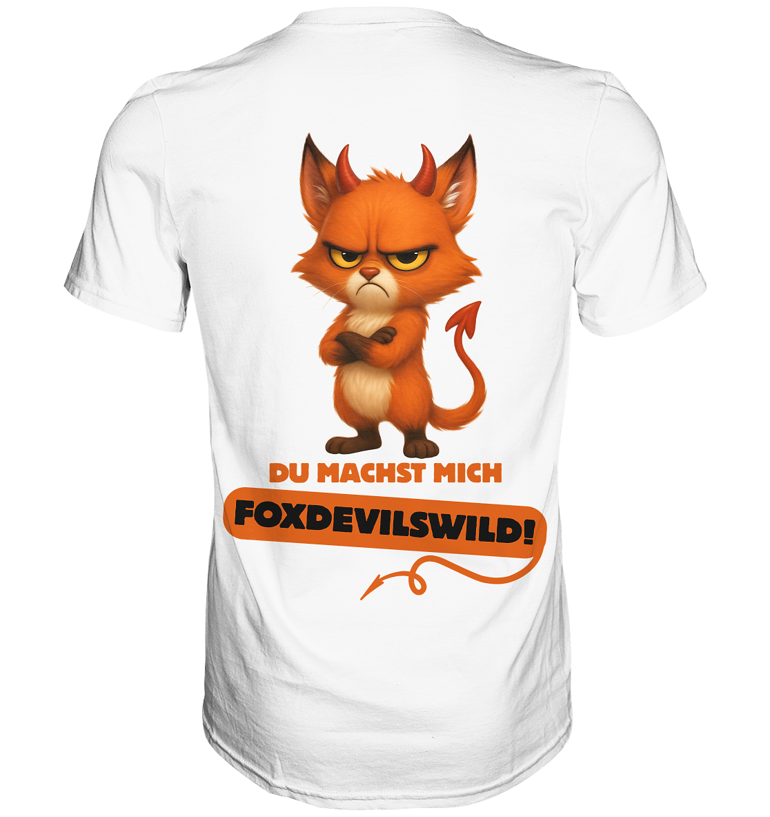 Foxdevilswild! Rückendruck - Premium Shirt