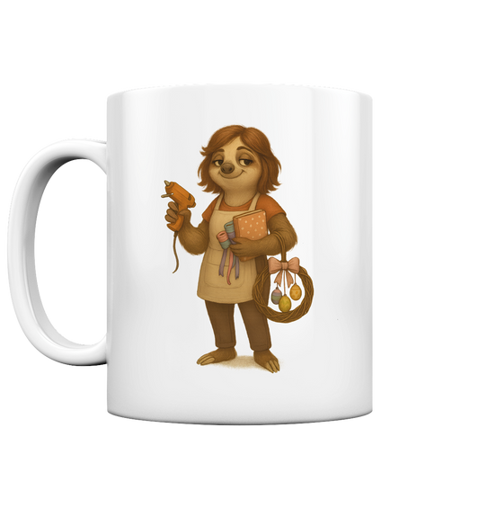 Slothies – Diana Deko – Bastelkönigin, lebt für Pinterest - Tasse glossy