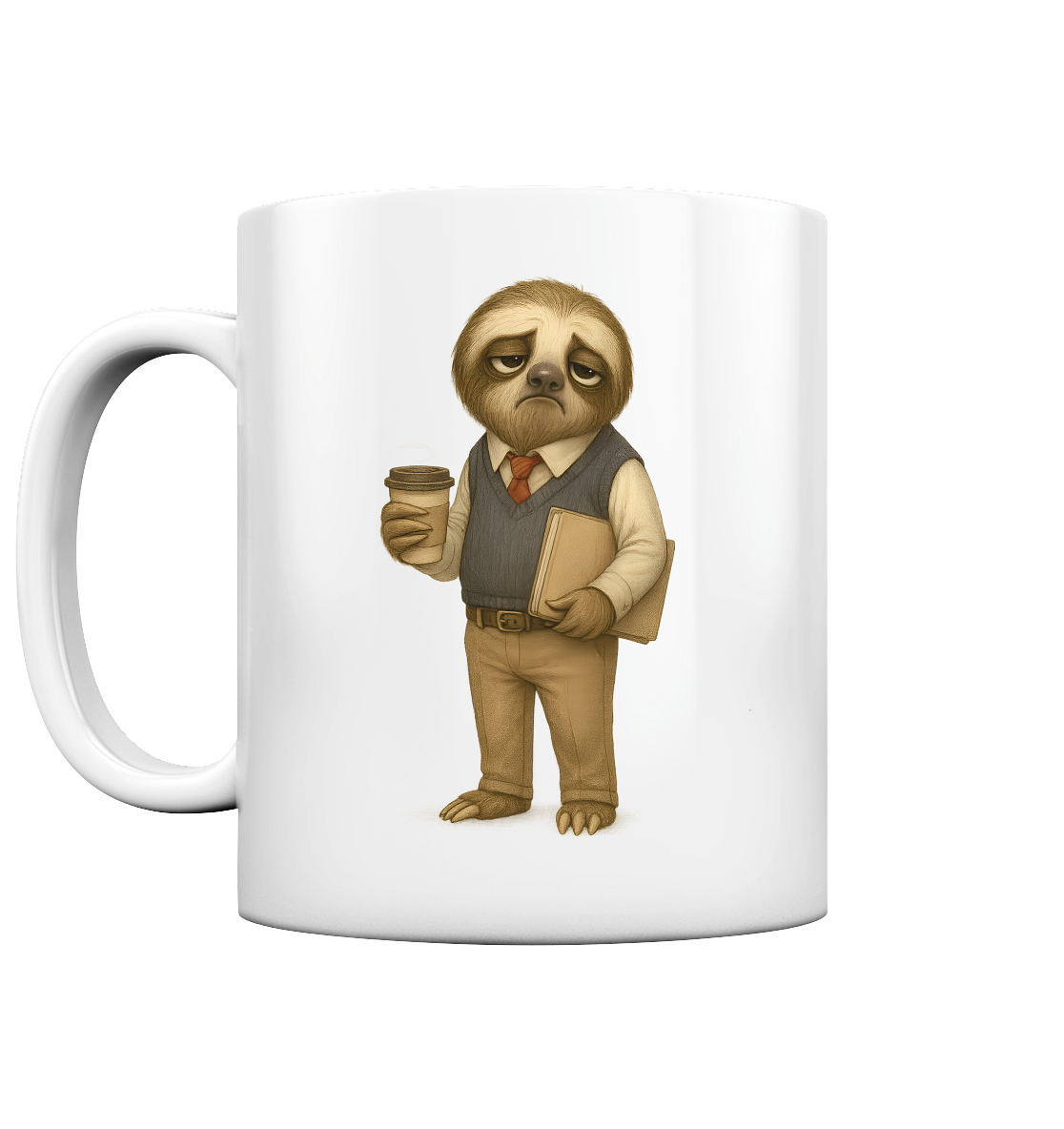 Slothies - Herr Schluffinger - Buchhalter bei der Gemeindeverwaltung. - Tasse glossy