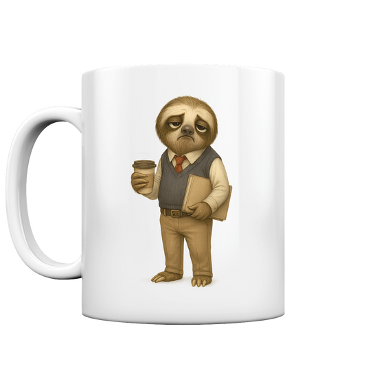 Slothies - Herr Schluffinger - Buchhalter bei der Gemeindeverwaltung. - Tasse glossy