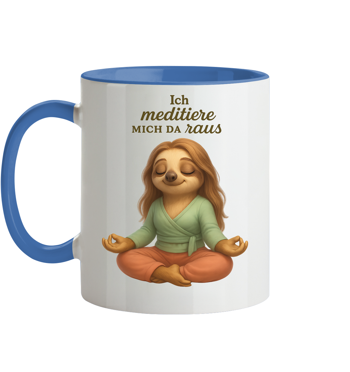 Slothies - Ich meditiere mich da raus - Weiblich - Tasse zweifarbig