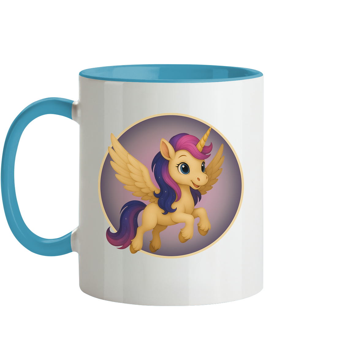 Luna - Das Licht im Dunkeln - Fliegen - Tasse zweifarbig