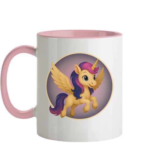 Luna - Das Licht im Dunkeln - Fliegen - Tasse zweifarbig