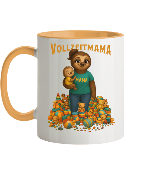 Slothies - Vollzeitmama - Tasse zweifarbig