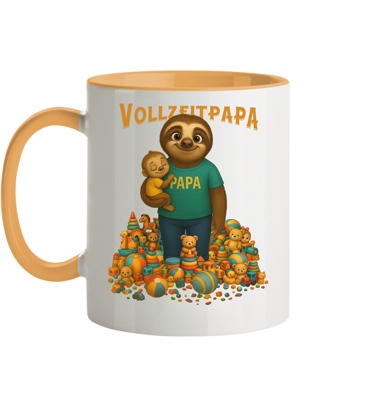 Slothies - Vollzeitpapa - Tasse zweifarbig