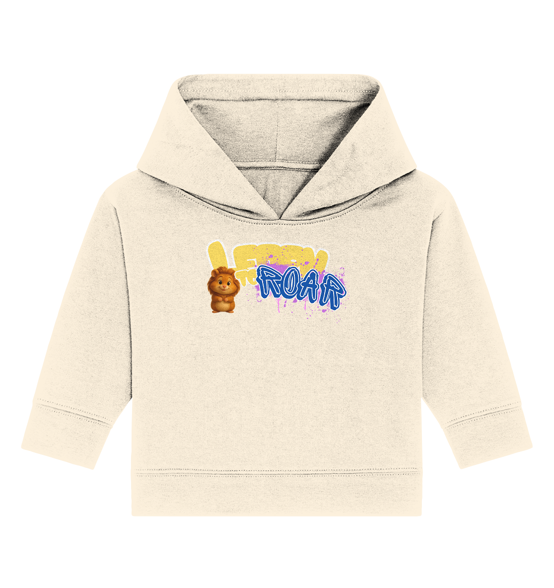 Learn To Roar - Hamster - Baby Organic Hoodie