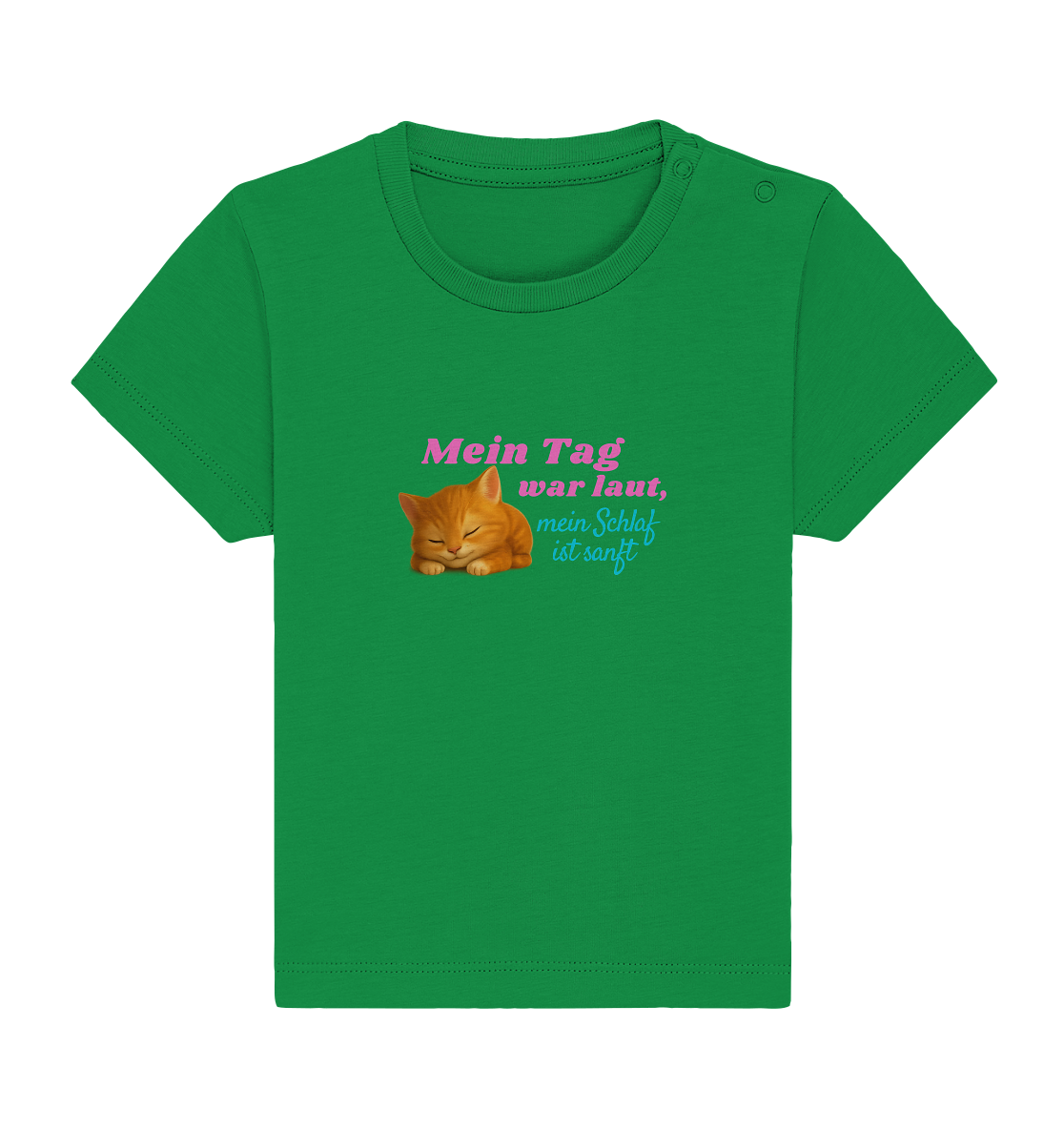 Mein Tag war laut, mein schlaf ist sanft – Kätzchen 2 - Baby Organic Shirt