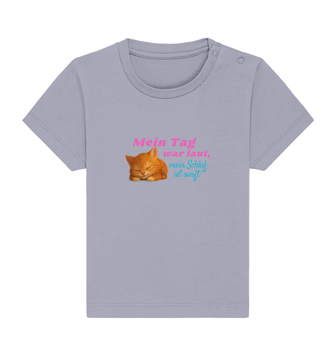 Mein Tag war laut, mein schlaf ist sanft – Kätzchen 2 - Baby Organic Shirt