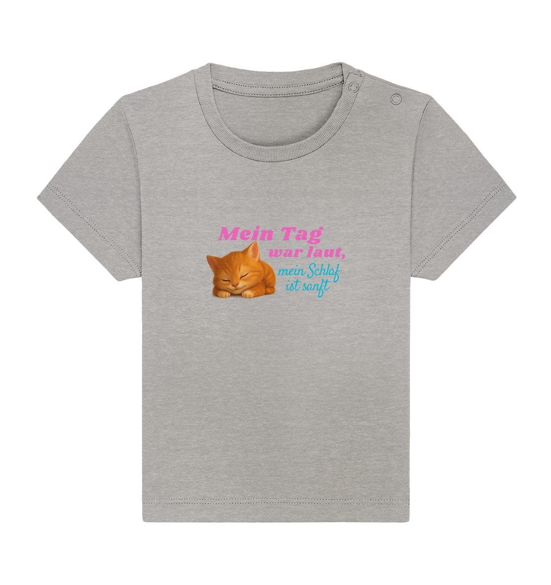 Mein Tag war laut, mein schlaf ist sanft – Kätzchen 2 - Baby Organic Shirt