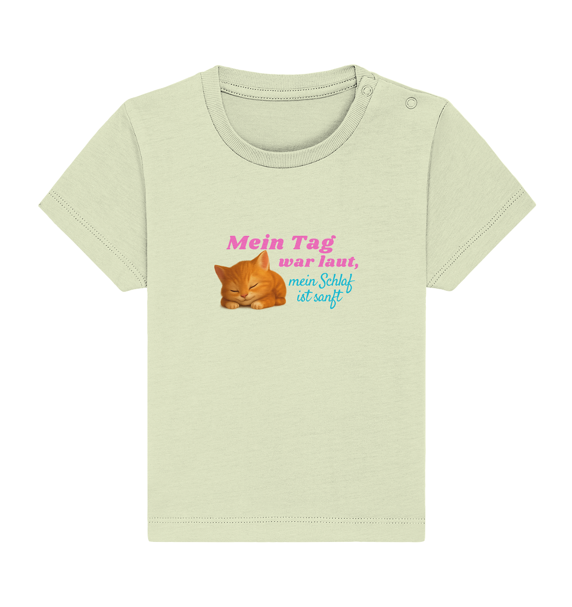 Mein Tag war laut, mein schlaf ist sanft – Kätzchen 2 - Baby Organic Shirt