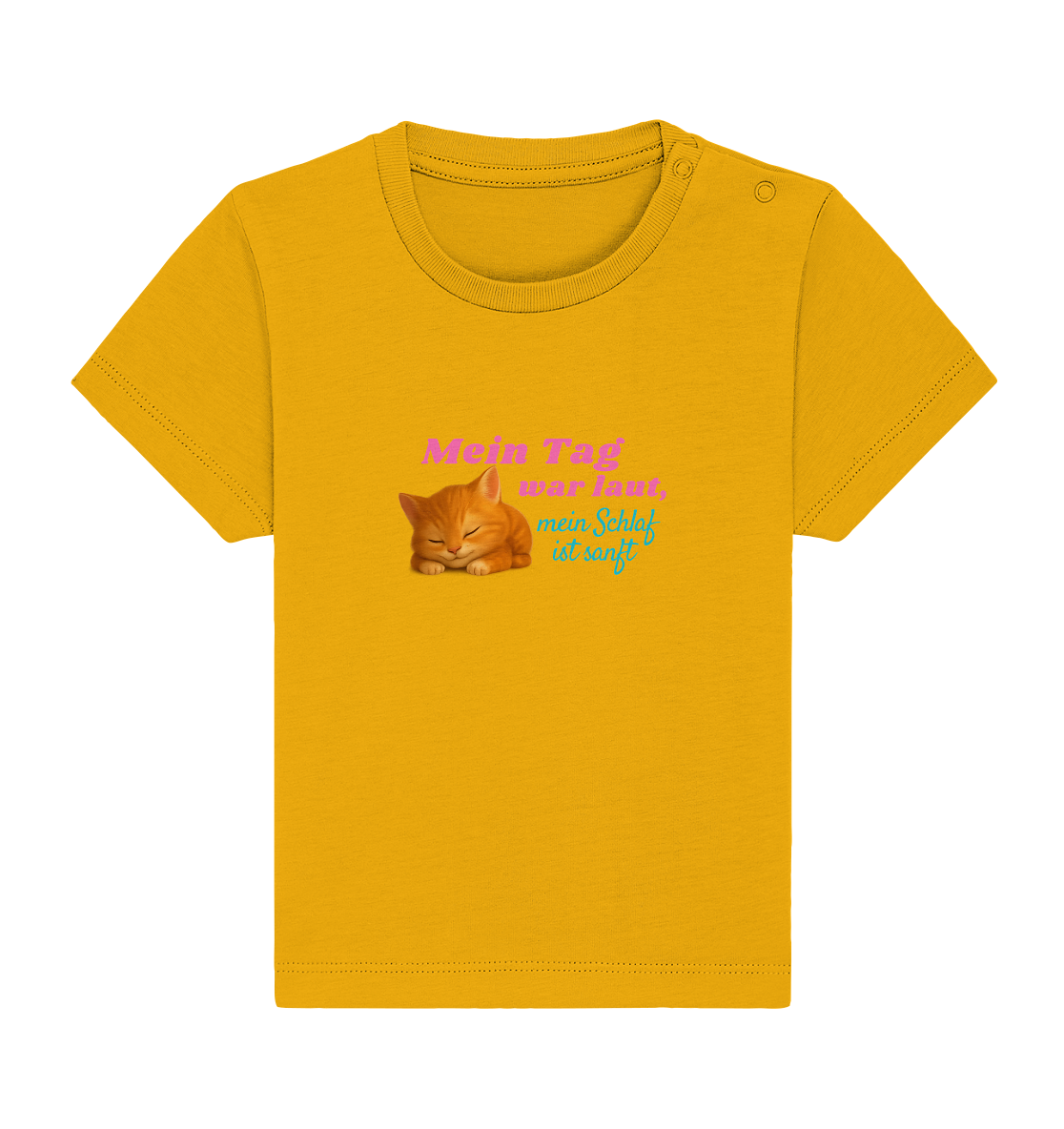 Mein Tag war laut, mein schlaf ist sanft – Kätzchen 2 - Baby Organic Shirt