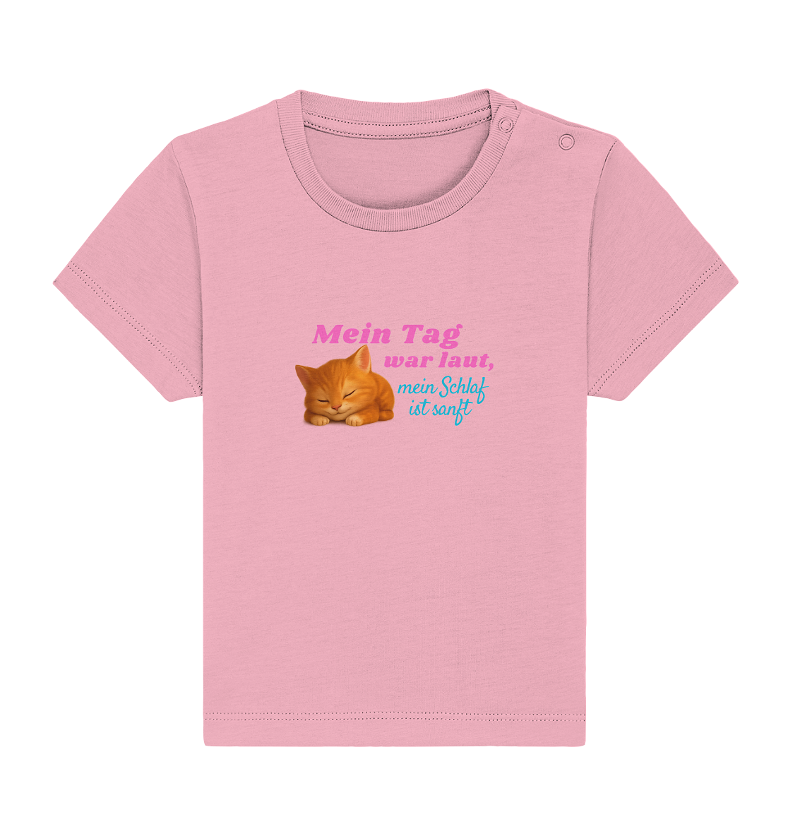 Mein Tag war laut, mein schlaf ist sanft – Kätzchen 2 - Baby Organic Shirt
