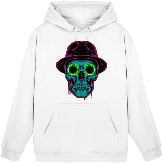 Neon Silence – Purple & Lime - Basic Unisex Hoodie