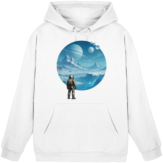 Frozen Expanse – Astronaut’s Journey - Basic Unisex Hoodie