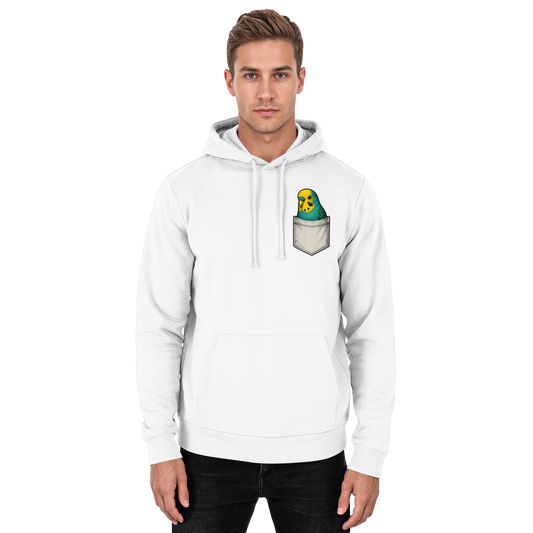 Peekaboo Pocket Bird – Lustiger Wellensittich im Hosentaschen-Style - Basic Unisex Hoodie
