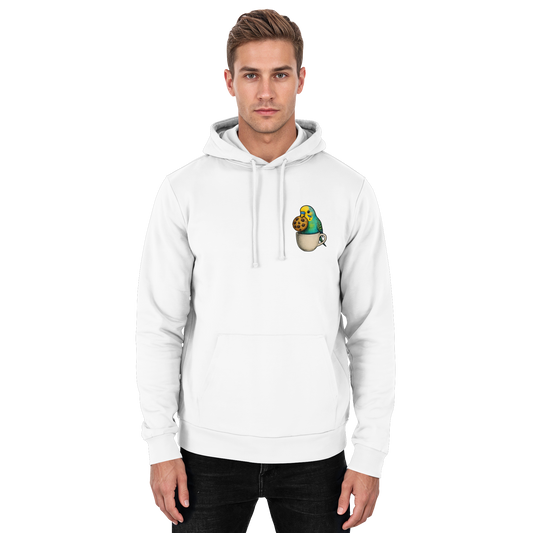 Cookie Time Budgie – Funny Bird with Cookie - Basic Unisex Hoodie