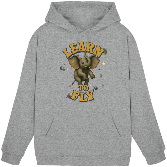 Elefant – Learn To Fly - Basic Unisex Hoodie