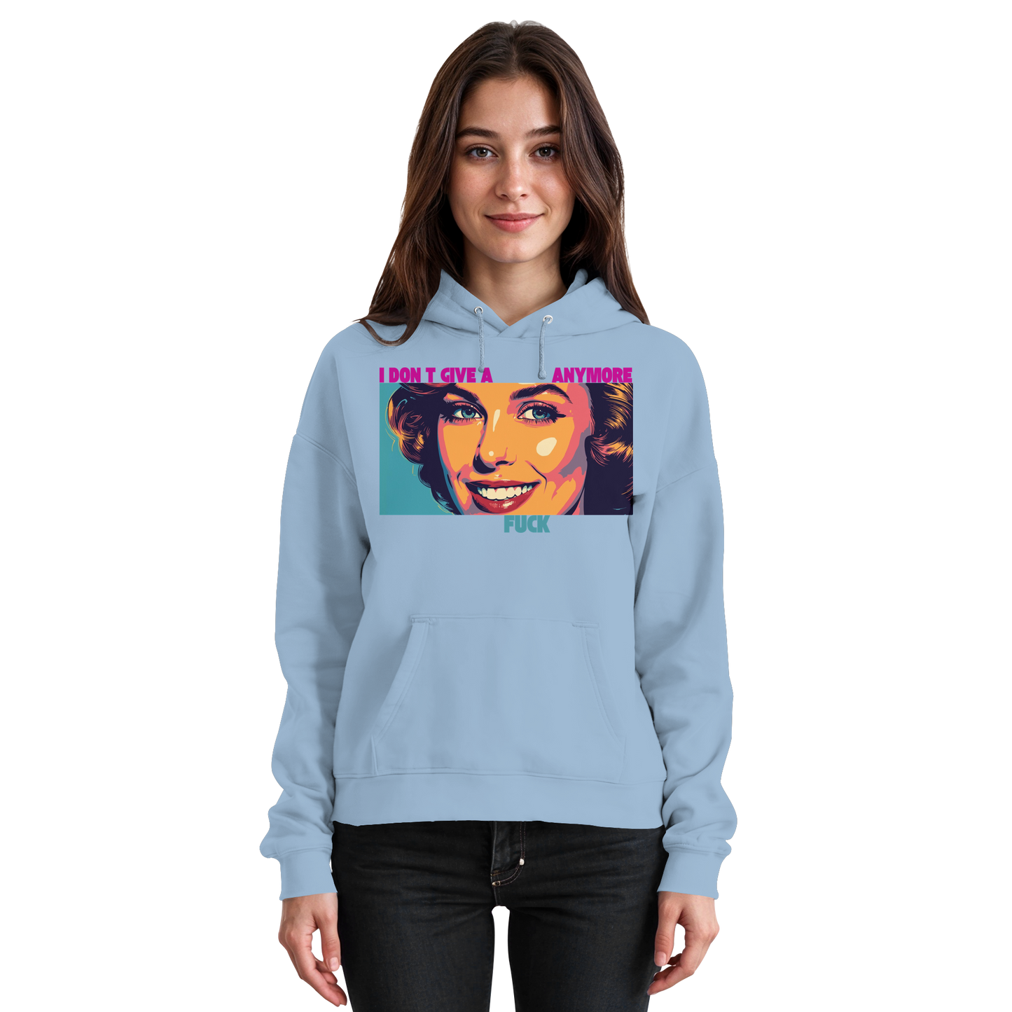 She – Retro Faces - Basic Unisex Hoodie