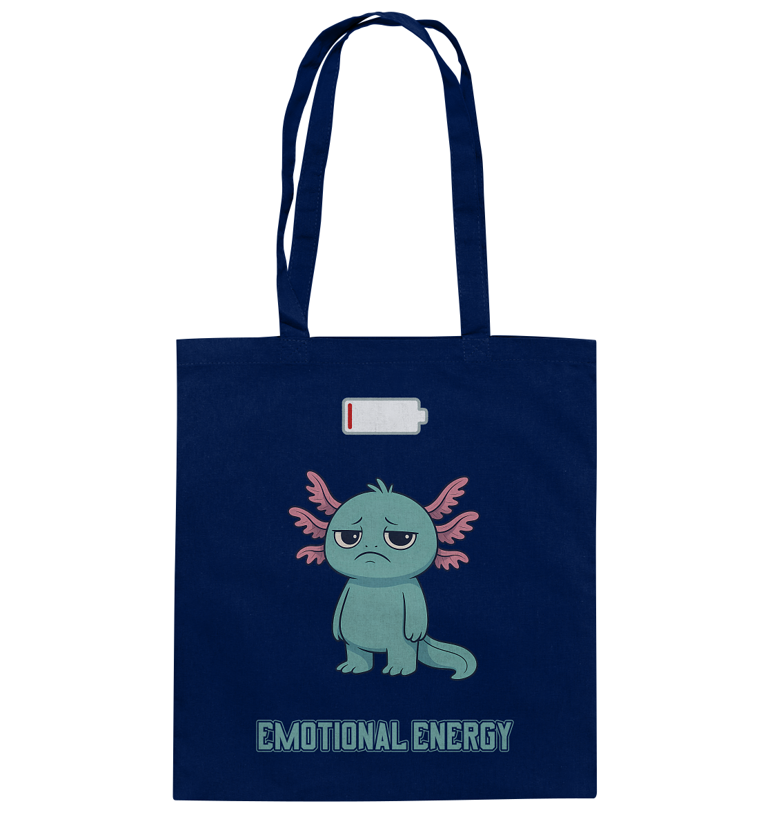 Emotional Energy – Axolotl (Türkis) - Baumwolltasche