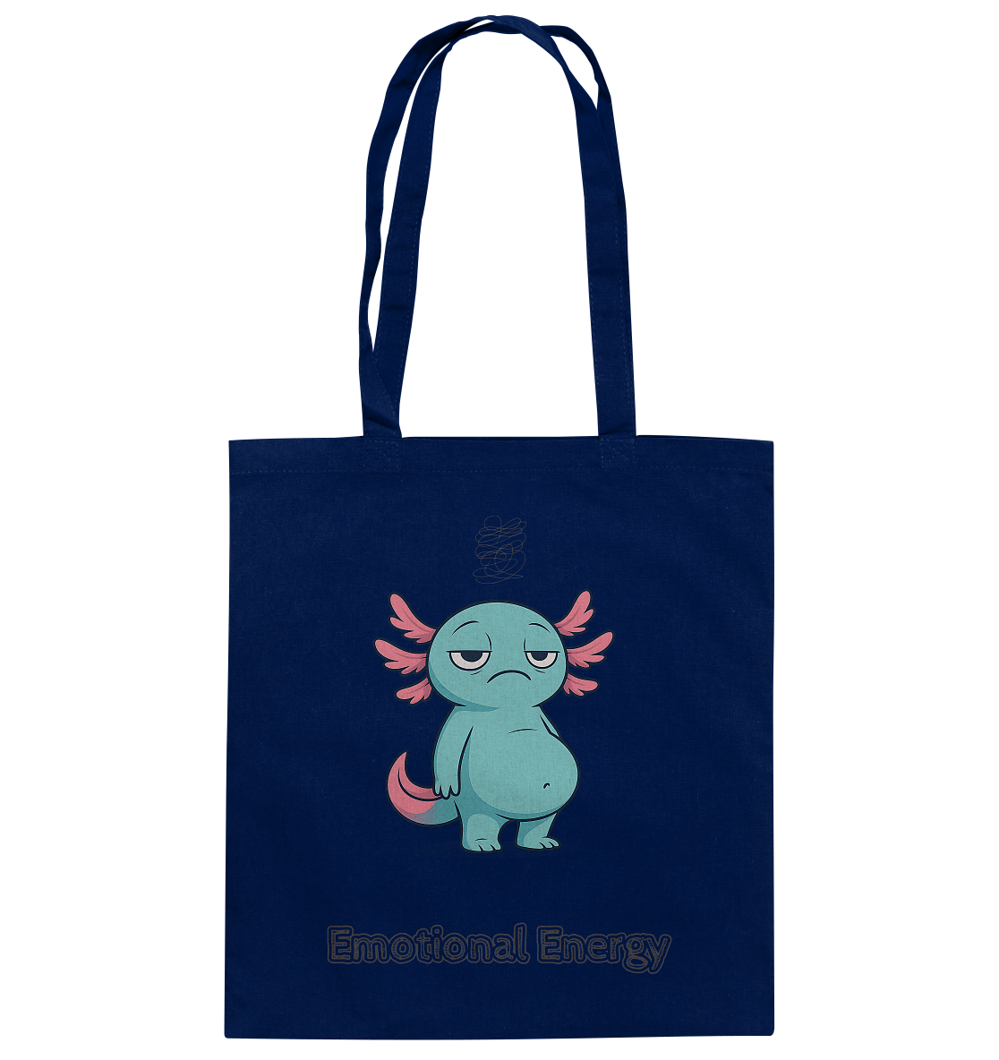 Emotional Energy – Axolotl (Türkis) - Baumwolltasche