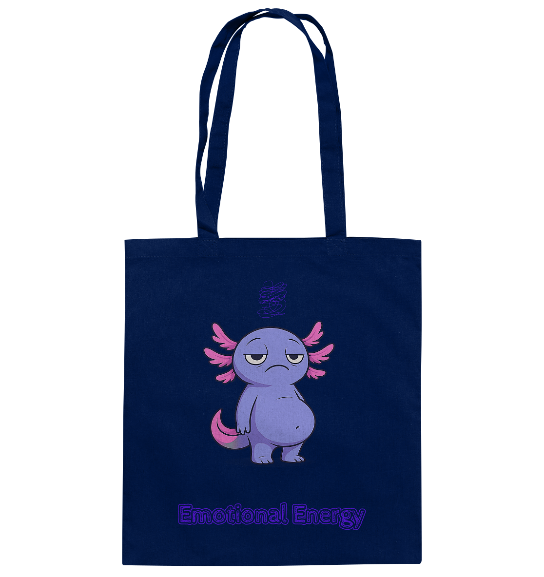 Emotional Energy – Axolotl (Lila) - Baumwolltasche