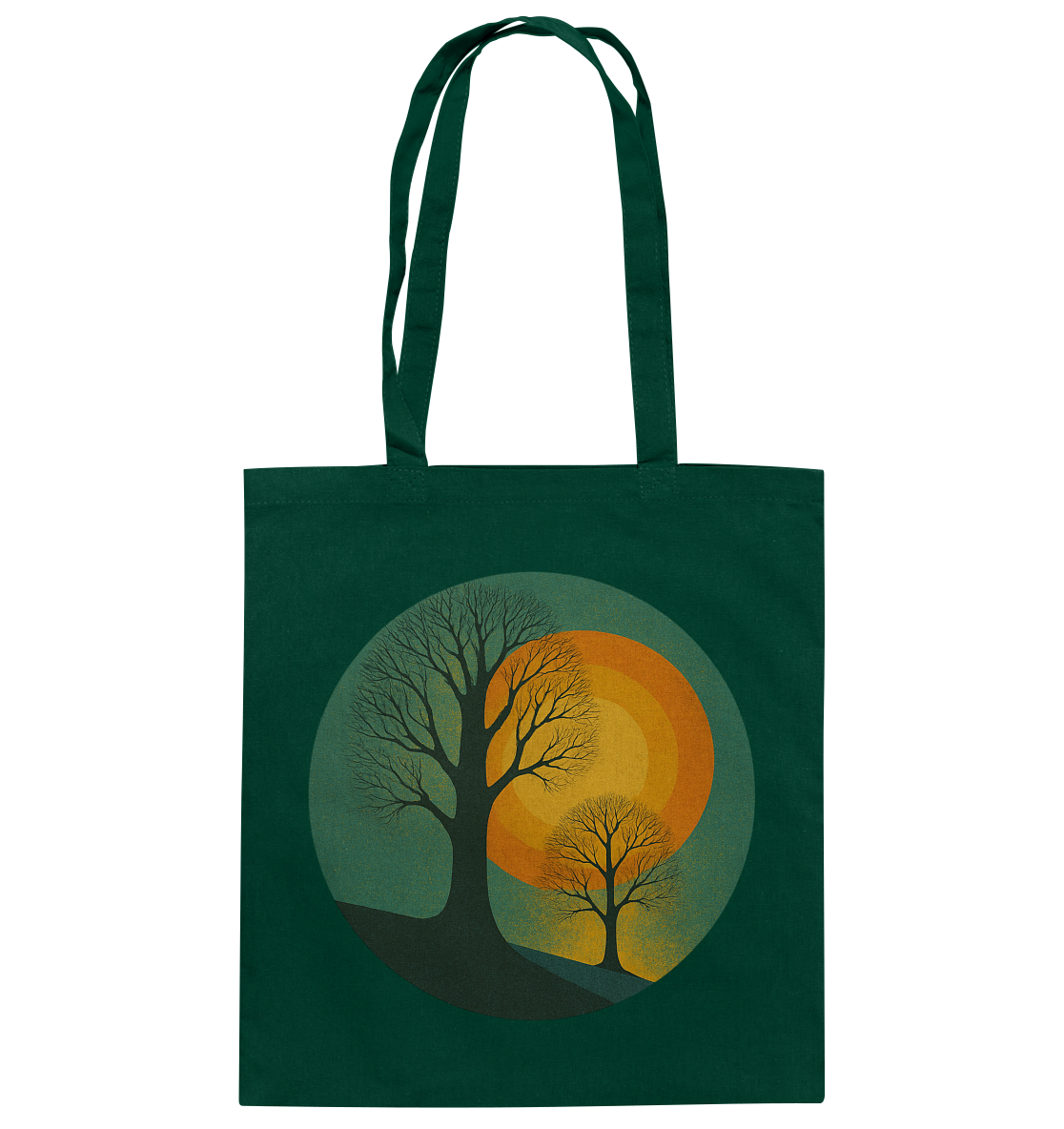 Sonnenklang Grün - Baumwolltasche
