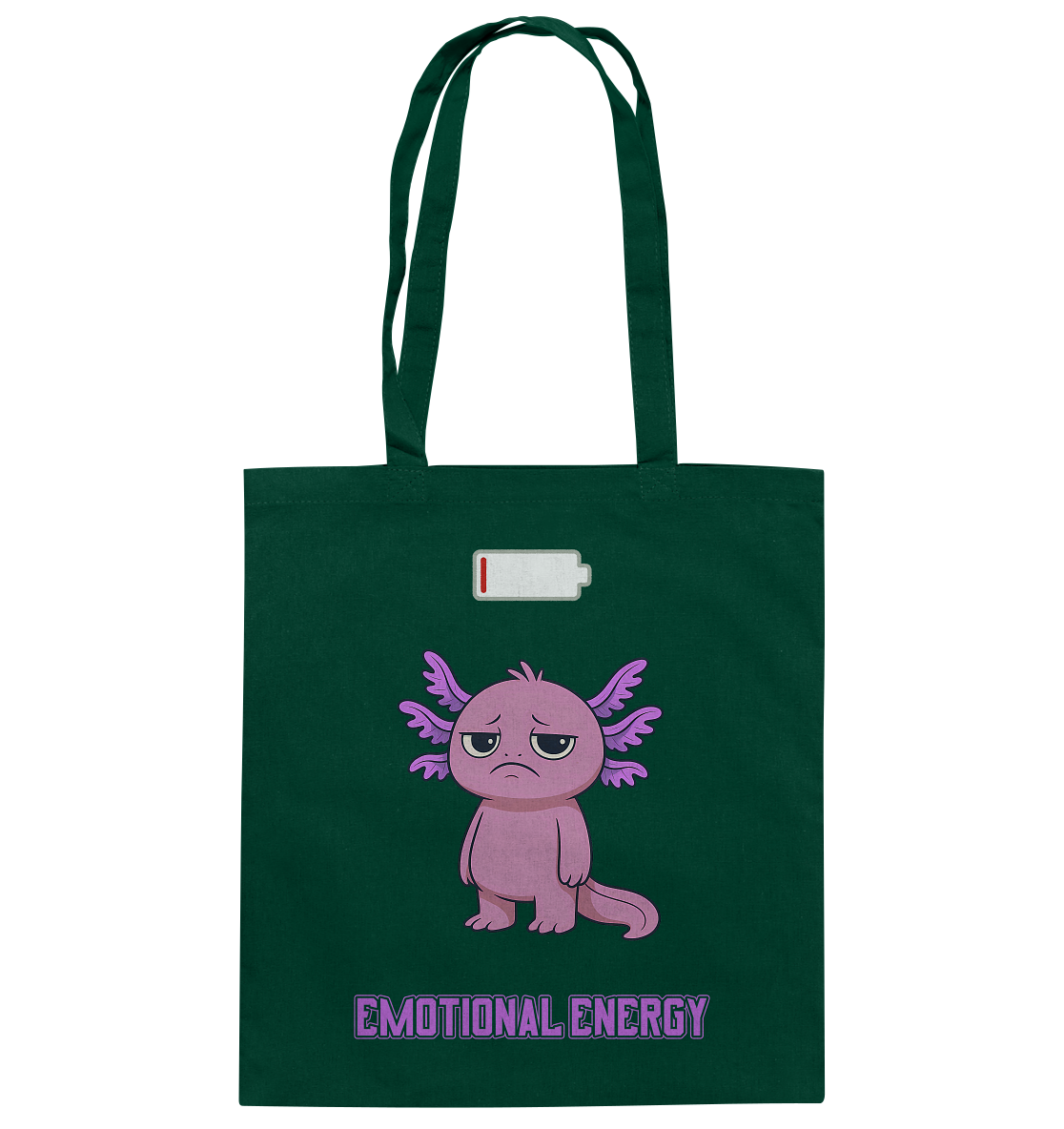 Emotional Energy – Axolotl (Pink) - Baumwolltasche