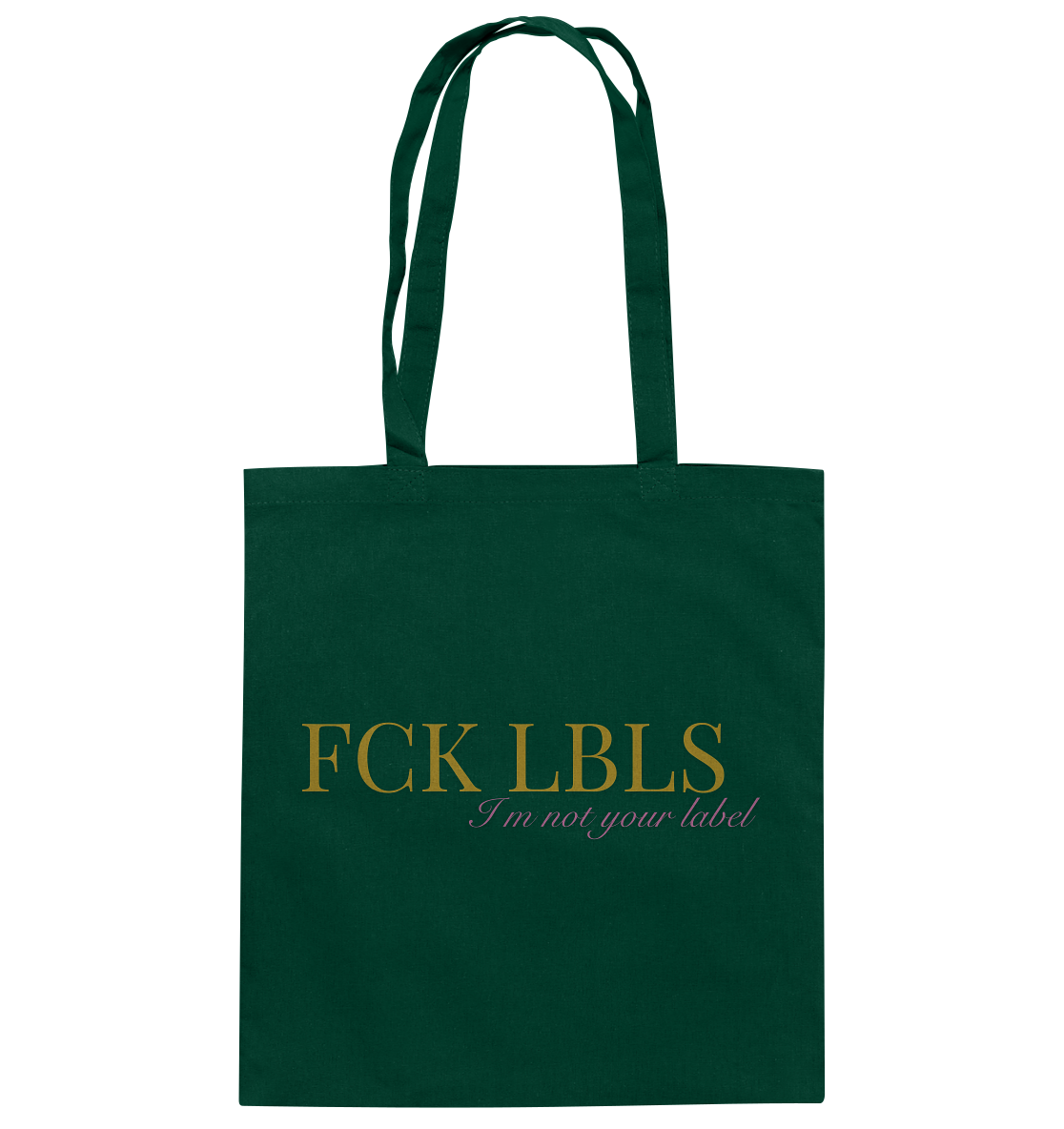 FCK LBLS – I'm not your label - Baumwolltasche