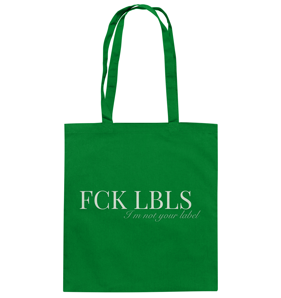 FCK LBLS – I'm not your label - Baumwolltasche