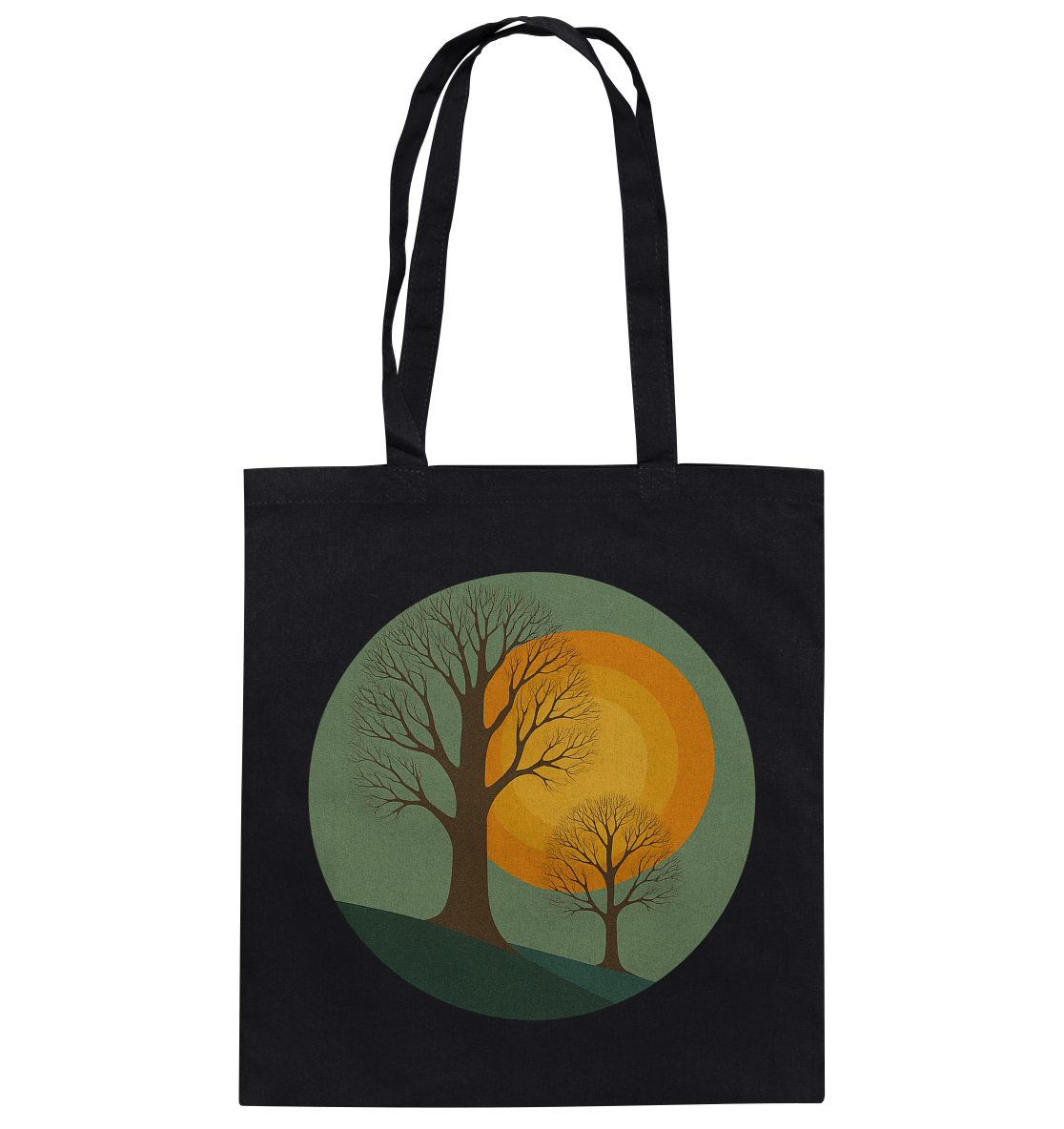 Sonnenklang Oliv - Baumwolltasche