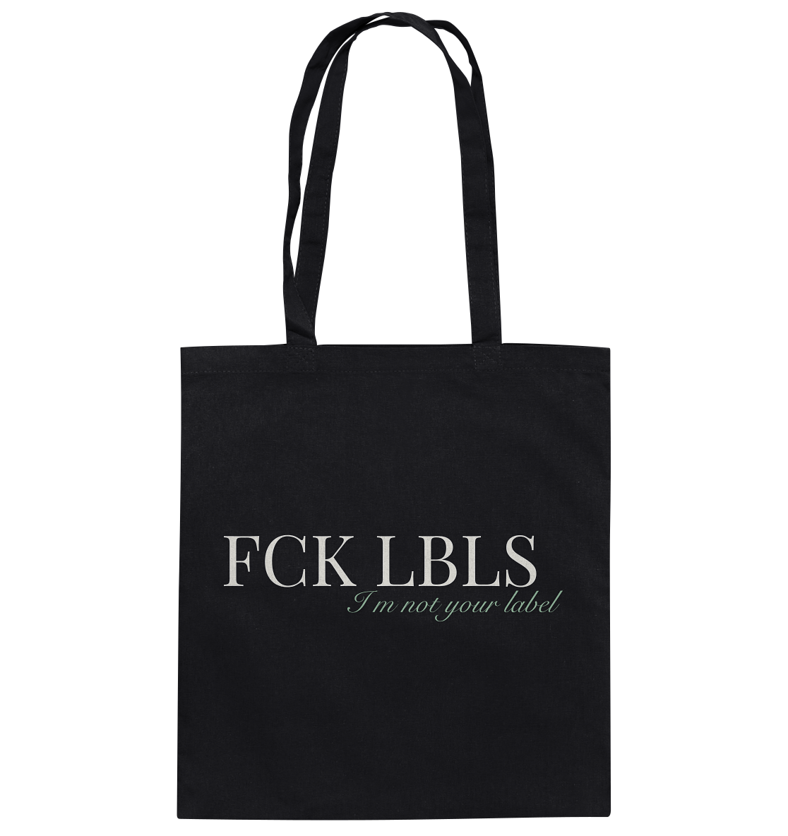 FCK LBLS – I'm not your label - Baumwolltasche