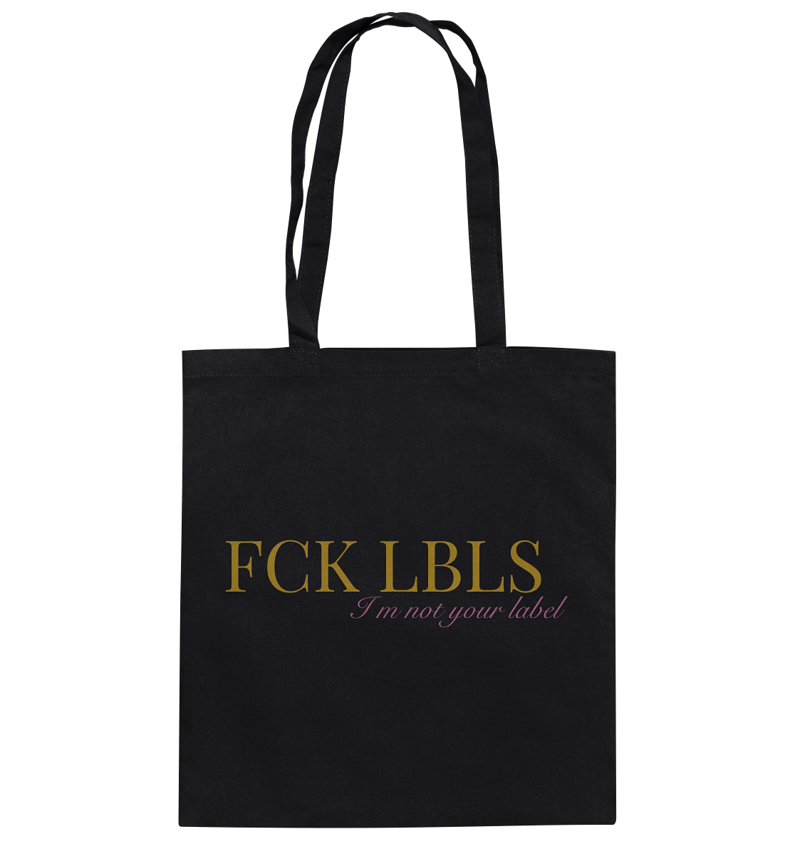 FCK LBLS – I'm not your label - Baumwolltasche