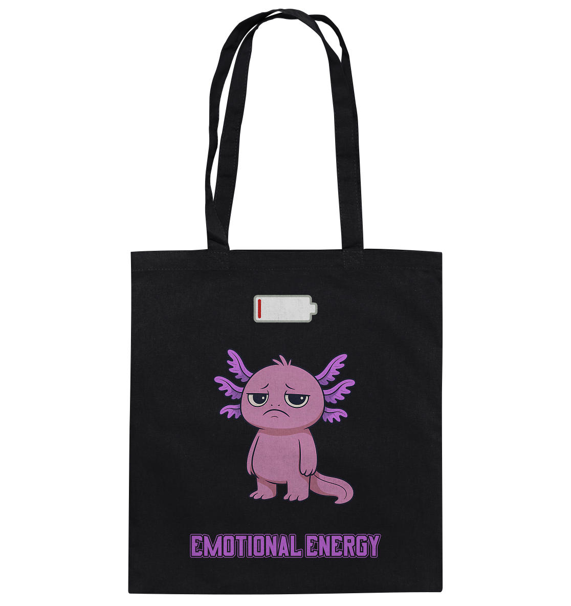 Emotional Energy – Axolotl (Pink) - Baumwolltasche